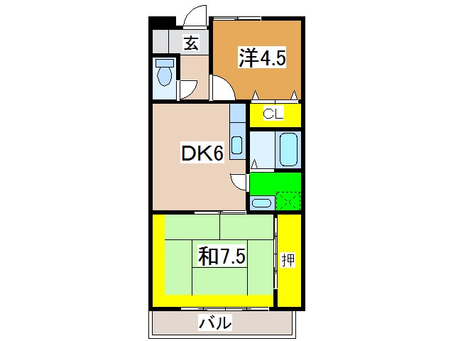 物件間取画像