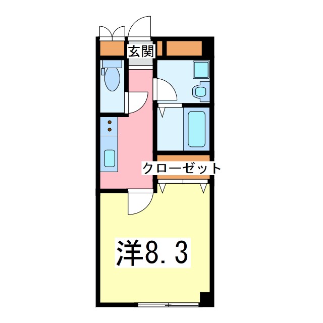 木更津パレスの物件間取画像