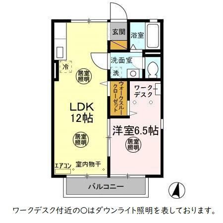 メゾンベール参番館の物件間取画像