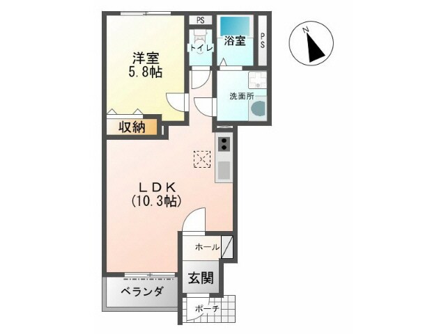 グランツ(高砂)の物件間取画像