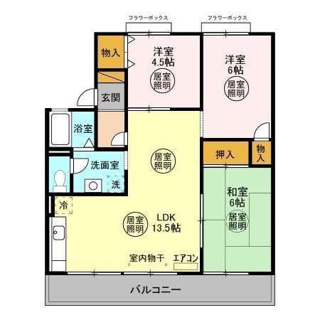 ウェルセッジ請西Ⅲの物件間取画像