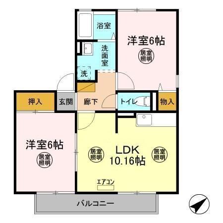 プライム長浦の物件間取画像