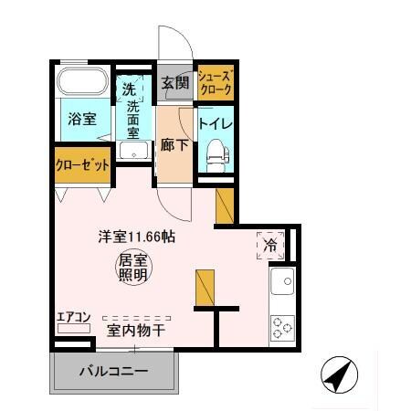 ヌーボイナリ金沢の物件間取画像