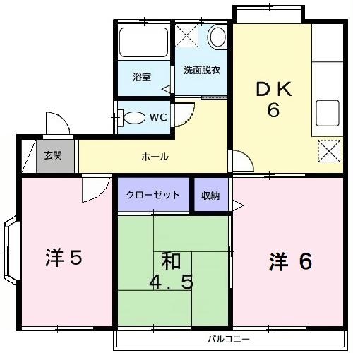 メゾンソレイユ(富津市)の物件間取画像