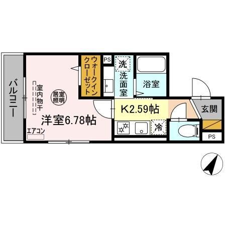 ビューラーサンの物件間取画像