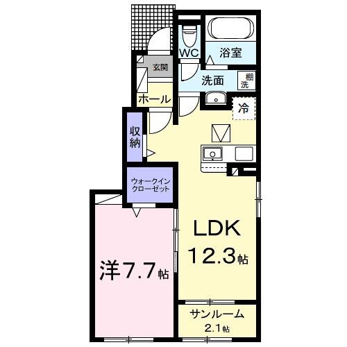 マウントシティⅠの物件間取画像