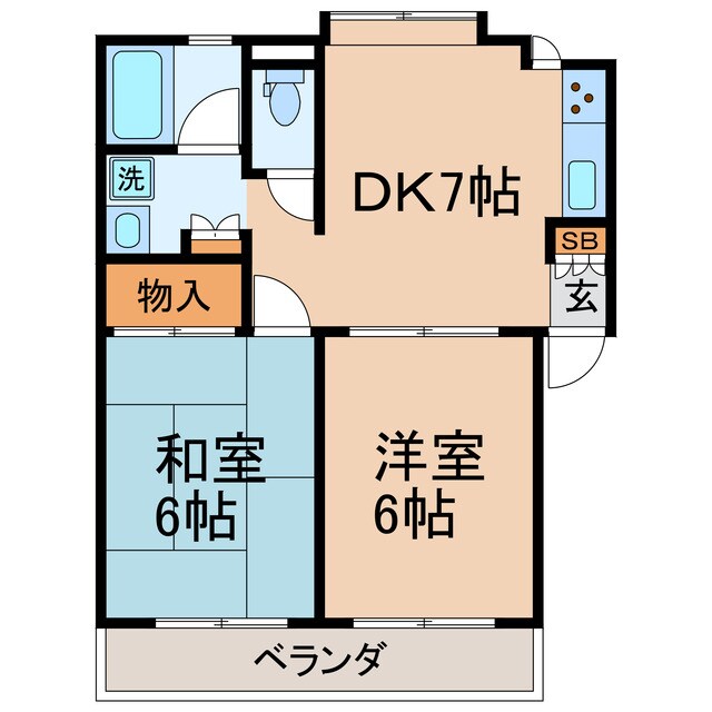 エクレール保土ヶ谷の物件間取画像