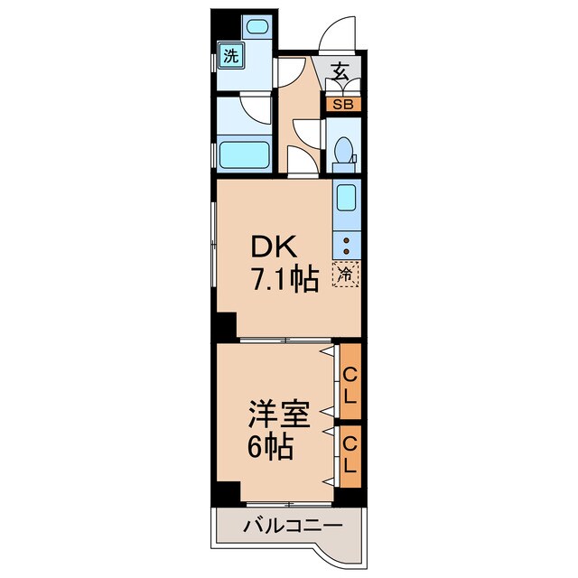 横浜駅 徒歩11分 4階の物件間取画像