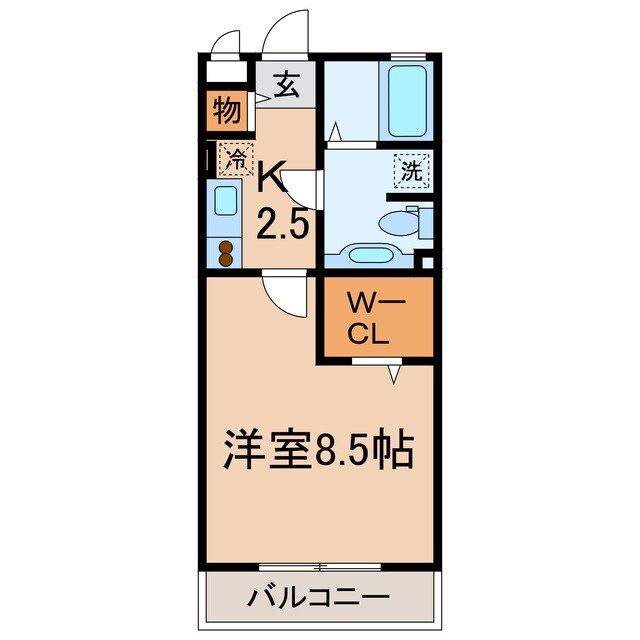 三ツ沢上町駅 徒歩9分 2階の物件間取画像