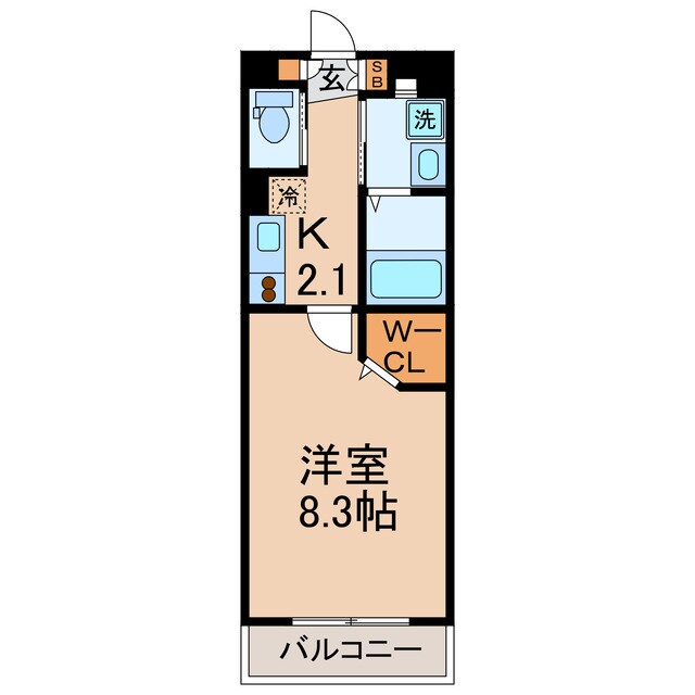 星川駅 徒歩8分 2階の物件間取画像