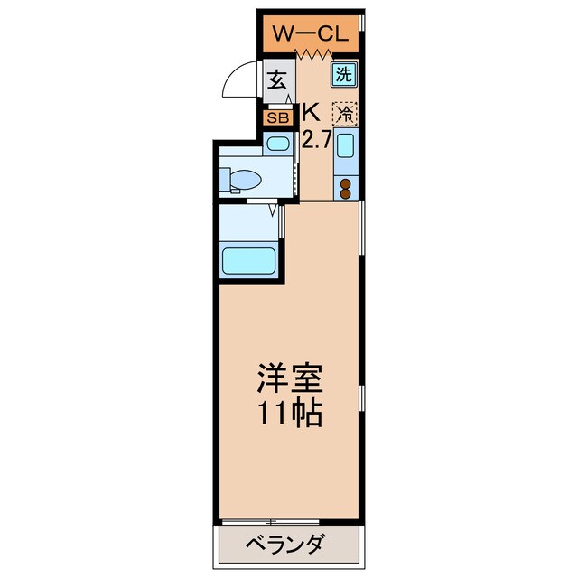 南太田駅 徒歩5分 3階の物件間取画像