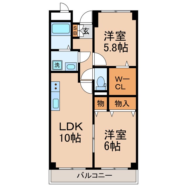 東戸塚駅 徒歩11分 3階の物件間取画像