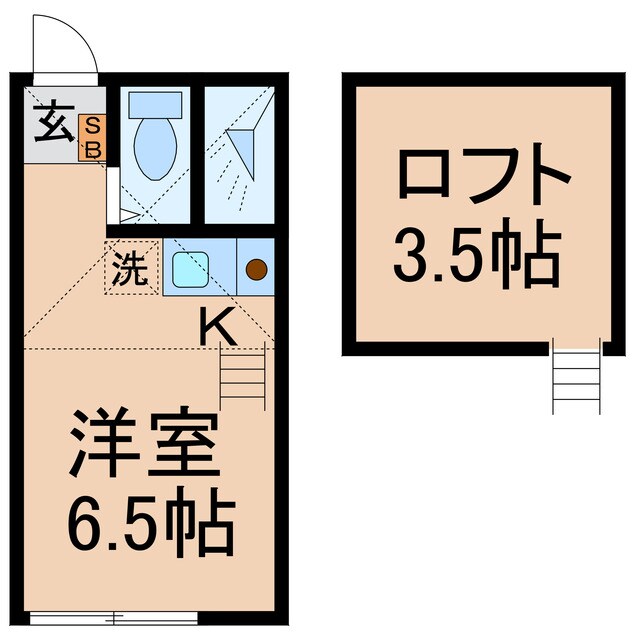 天王町駅 徒歩12分 2階の物件間取画像