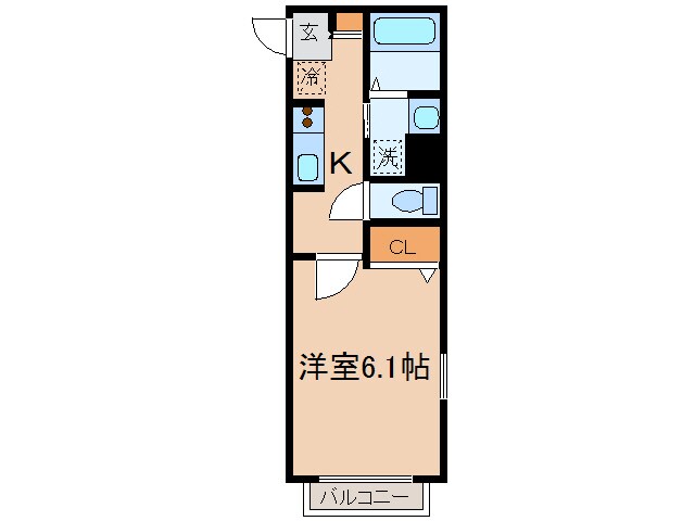 保土ケ谷駅 徒歩9分 2階の物件間取画像