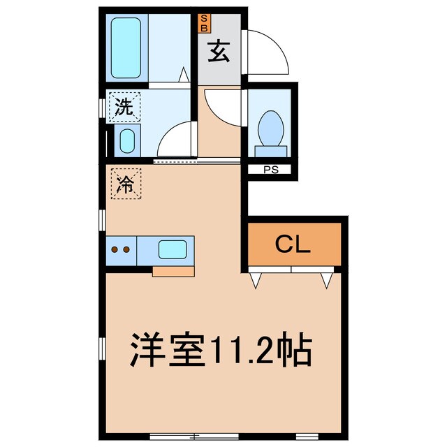 天王町駅 徒歩15分 1階の物件間取画像