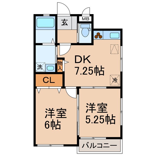 アルページュの物件間取画像