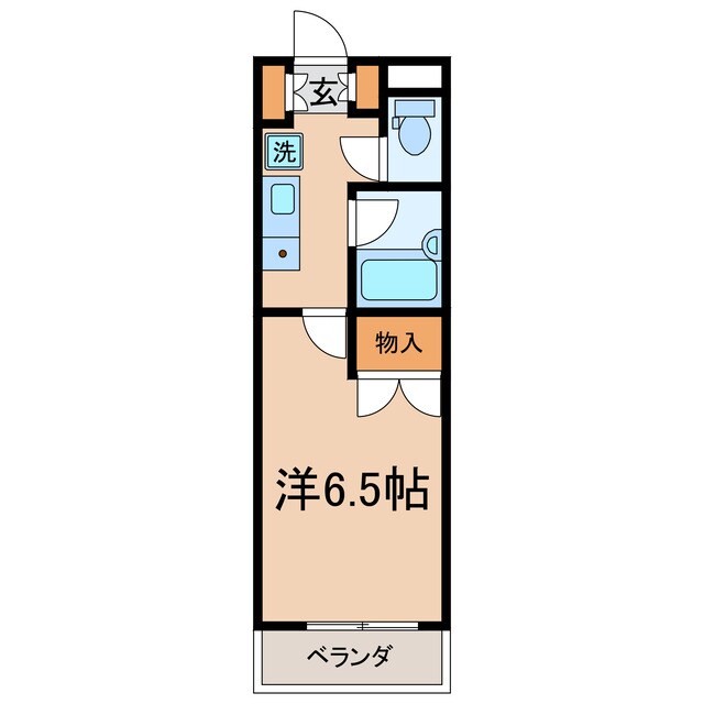 すみれマンションの物件間取画像