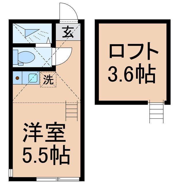 ユナイト星川アドリアーナの瞳の物件間取画像