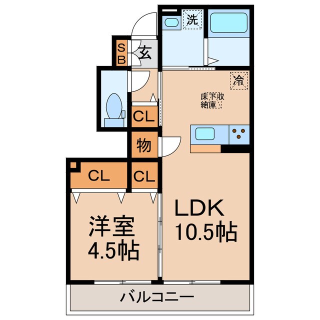 東戸塚駅 徒歩20分 1階の物件間取画像