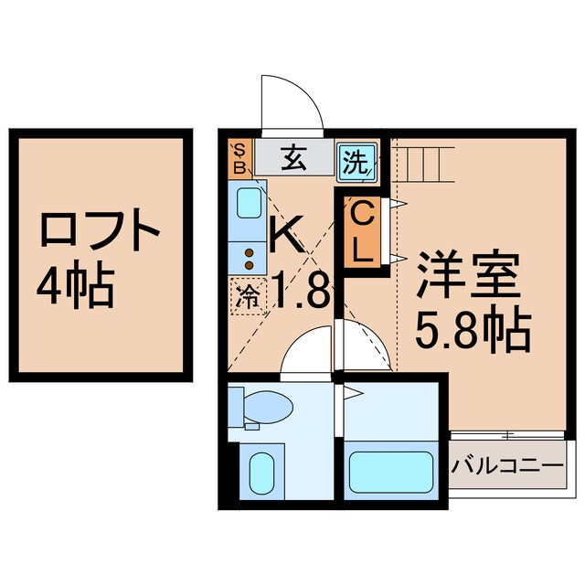 保土ケ谷駅 徒歩9分 2階の物件間取画像