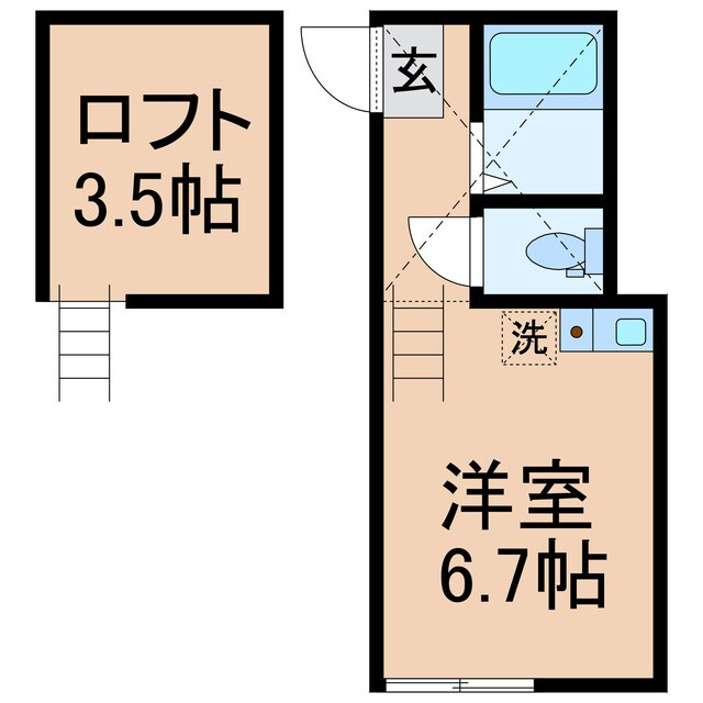 ユナイト横浜ブライトンの物件間取画像