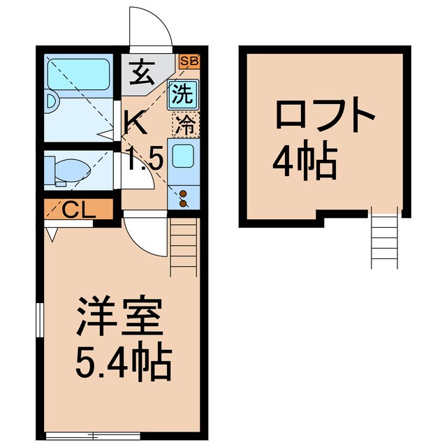 プラナス東久保Ⅱの物件間取画像