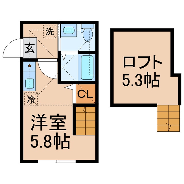 平沼橋駅 徒歩14分 2階の物件間取画像