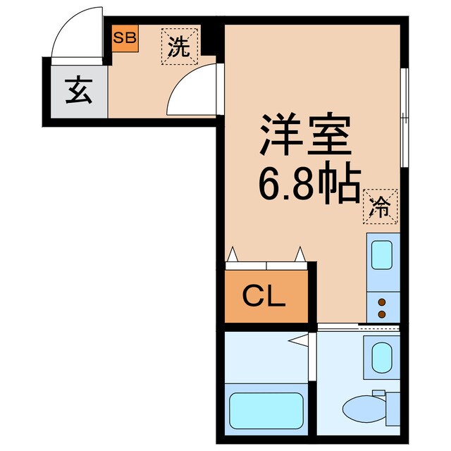 星川駅 徒歩13分 1階の物件間取画像