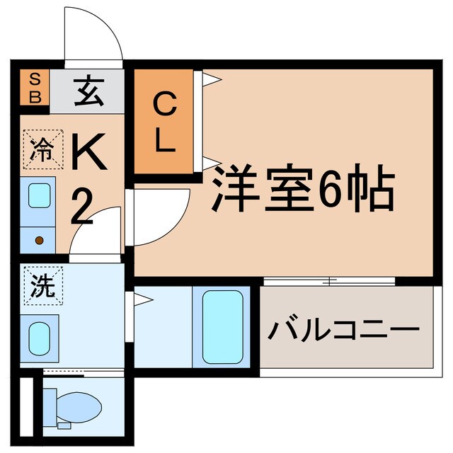 羽沢横浜国大駅 徒歩15分 2階の物件間取画像