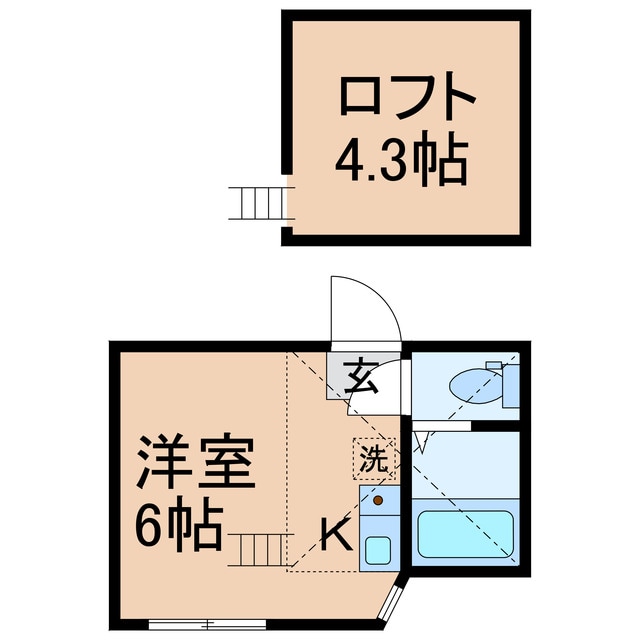 星川駅 徒歩12分 2階の物件間取画像