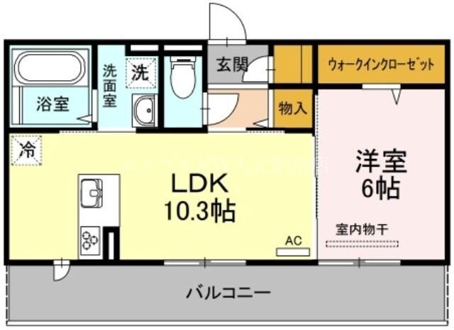 パームツリーＣの物件間取画像