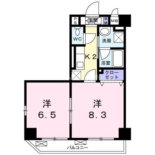 ラフィネ医大東の物件間取画像