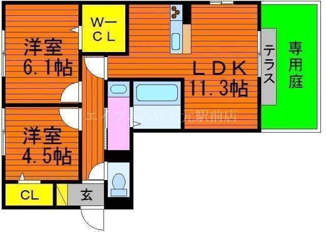 レグルス　アルファの物件間取画像