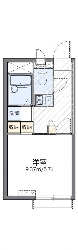 レオパレス椿の物件間取画像