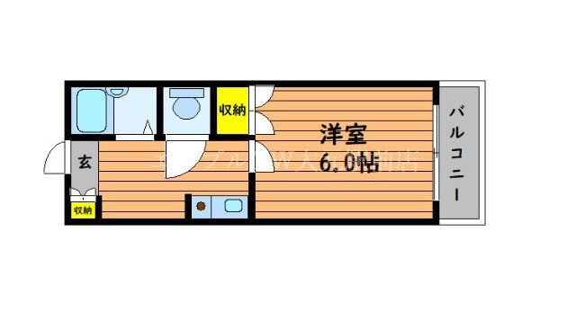 サンシャインαの物件間取画像