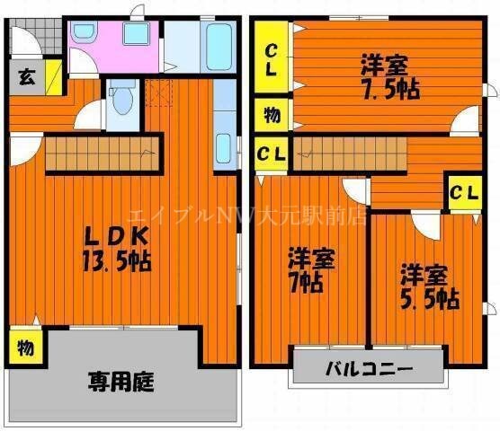 ファルコンⅢの物件間取画像