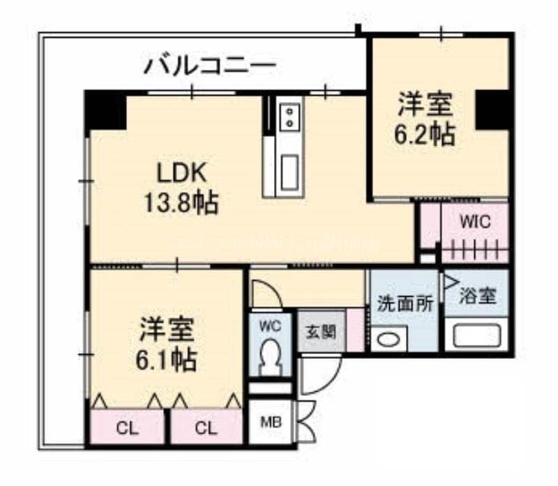 ヴィオーラ中山下の物件間取画像