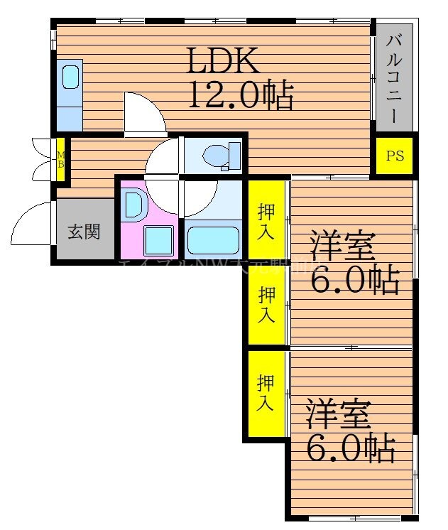 池田ビルの物件間取画像