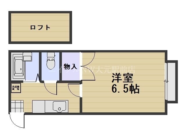 メゾンドゥクロワの物件間取画像