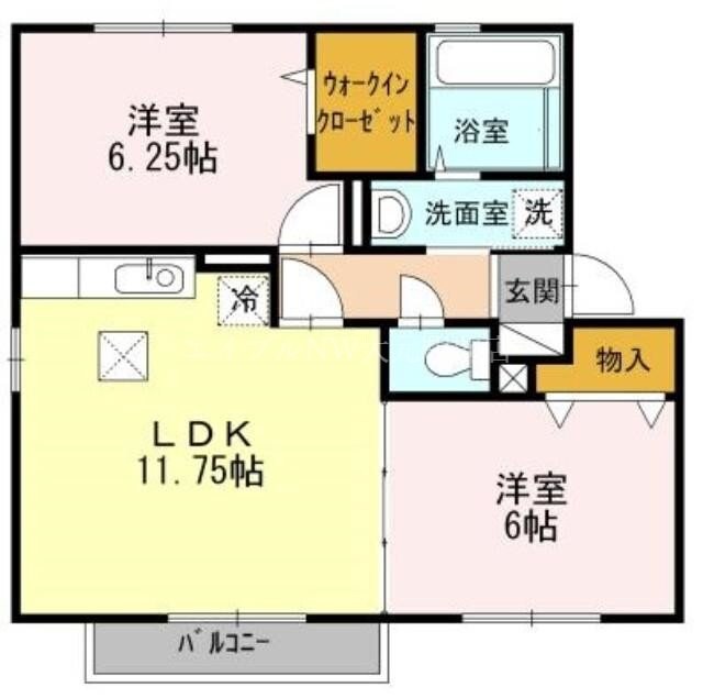 アゼリアの物件間取画像