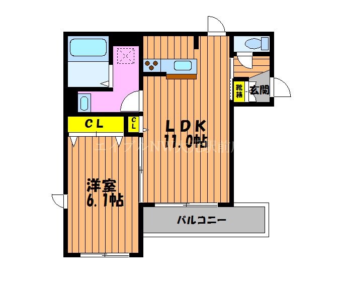 シャーメゾンＨＩＬＯの物件間取画像