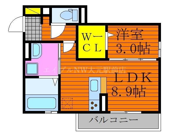 メゾン・アミティエの物件間取画像