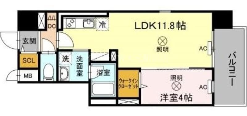 TWIN TOWERS AZUKIの物件間取画像