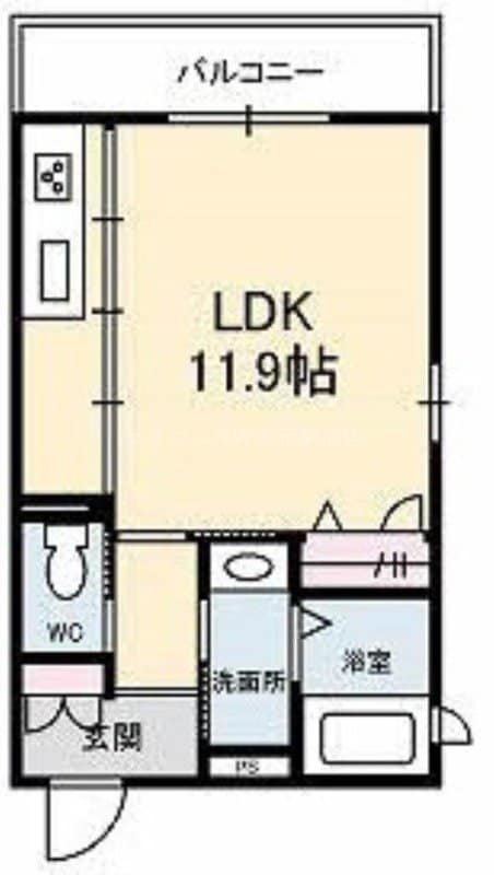 ベレオ西川の物件間取画像