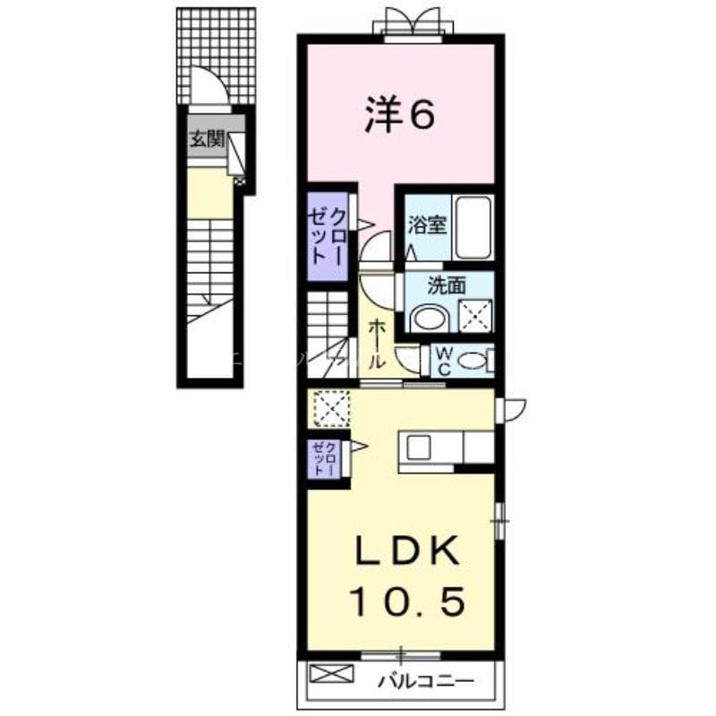 フェリースの物件間取画像