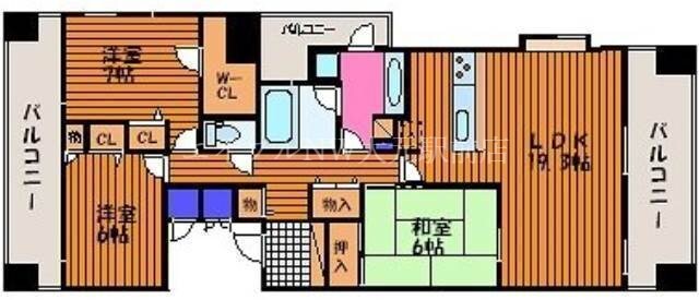 エンヴィーズライフ岡山大雲寺前の物件間取画像