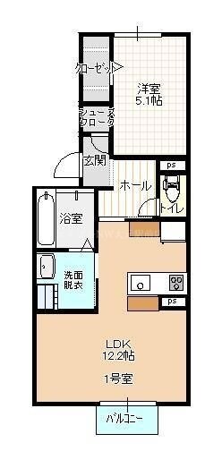 ハートフル新保の物件間取画像