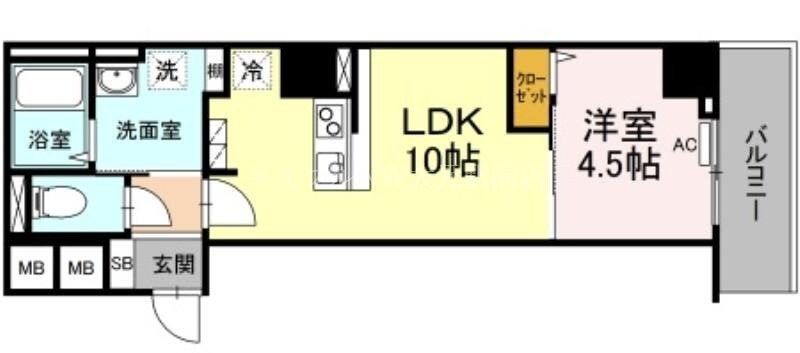 West Oneの物件間取画像