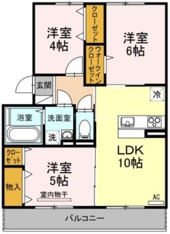 アンジュエの物件間取画像