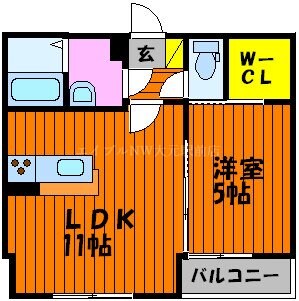 サントメール富田の物件間取画像